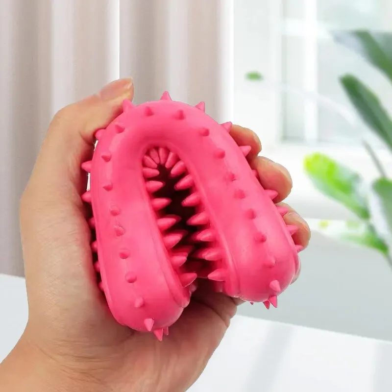 1PC Pet Chew Toy Soft Rubber Bite-resistance Bone Shape Teeth Grinding Chewing Toys for Small Dogs Training Pet Supplies - Image 5