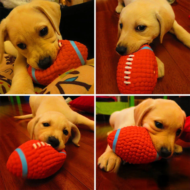 Squeaky Dog Toy Chew Rubber Balls Toy for Small Large Dogs Puppy Interactive Durable Dog Toy Pet Training Dog Accessories - Image 12