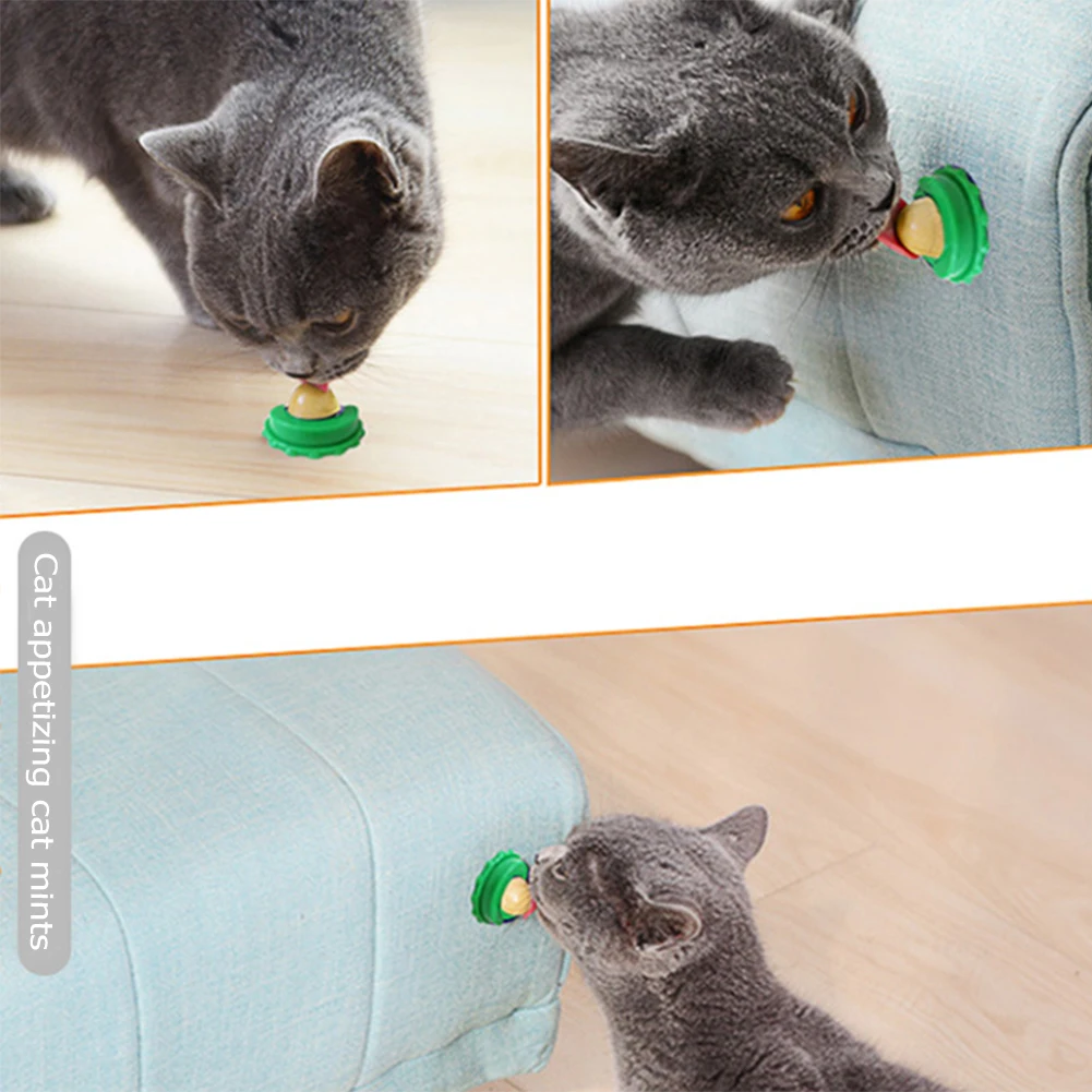 10-50PCS Cat Catnip Licking Candy Sugar Ball Wall Sucker Lick Catnip Sugar Balls Smart Cat Toys Interactive Ball Cats Mint Toy - Image 11